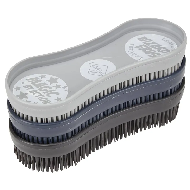 LeMieux Wizard Brush Trio - Navy/Grey/Black